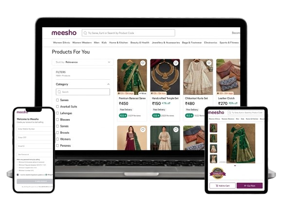 Meesho dashboard preview 1