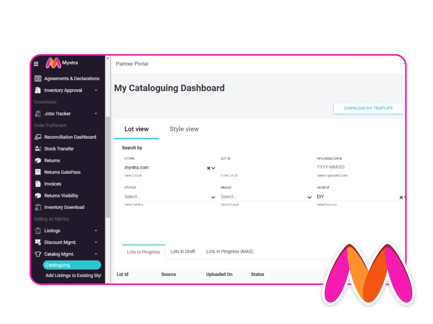 Myntra catalog and fashion advertising